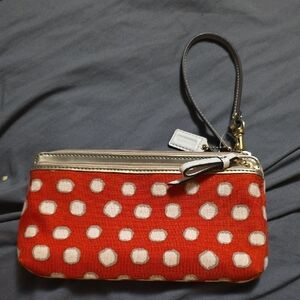 Coach Desert Sky/Neutral Nwot Wristlet